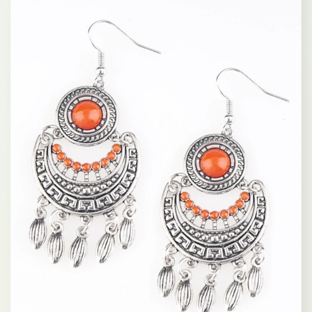 🫶🏻 Paparazzi Mantra to Mantra Orange Earrings